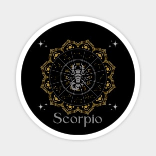 Scorpio Zodiac Mandala Magnet